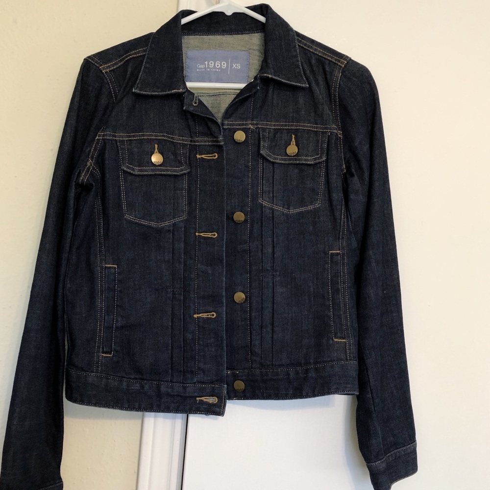 Gap Dark Wash Jean Jacket Size XS